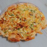 簡単ランチ☆オムレツピザ